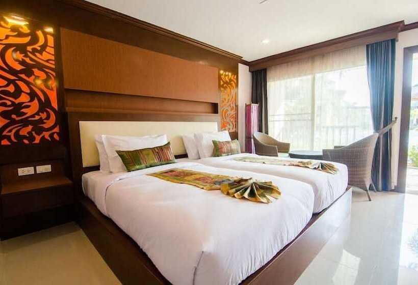 اتاق لوکس با چشم‌انداز استخر, Chivatara Resort Bang Tao Beach Phuket