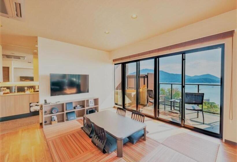 Deluxe Suite Sea View, Livemax Resort Miyahama Ocean View