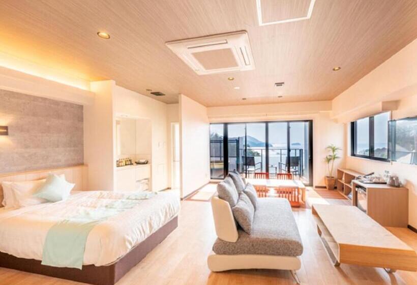 اتاق استاندارد با چشم‌انداز دریا, Livemax Resort Miyahama Ocean View