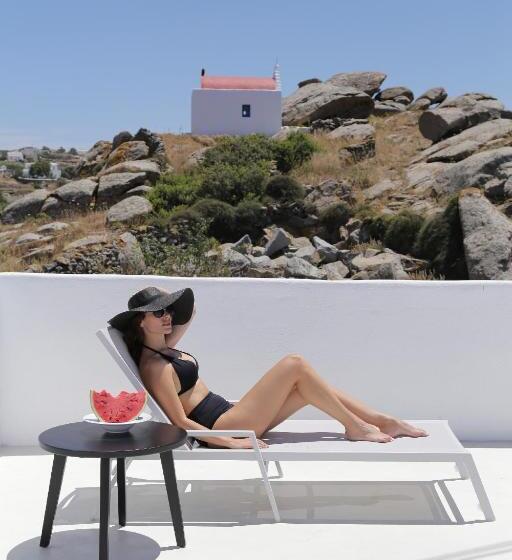 Deluxe Suite Sea View, Livin Mykonos Hotel   Adults Only
