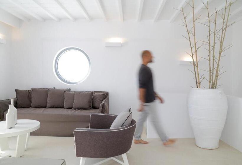Deluxe Suite Sea View, Livin Mykonos Hotel   Adults Only