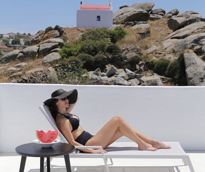 Deluxe Suite Sea View, Livin Mykonos Hotel   Adults Only