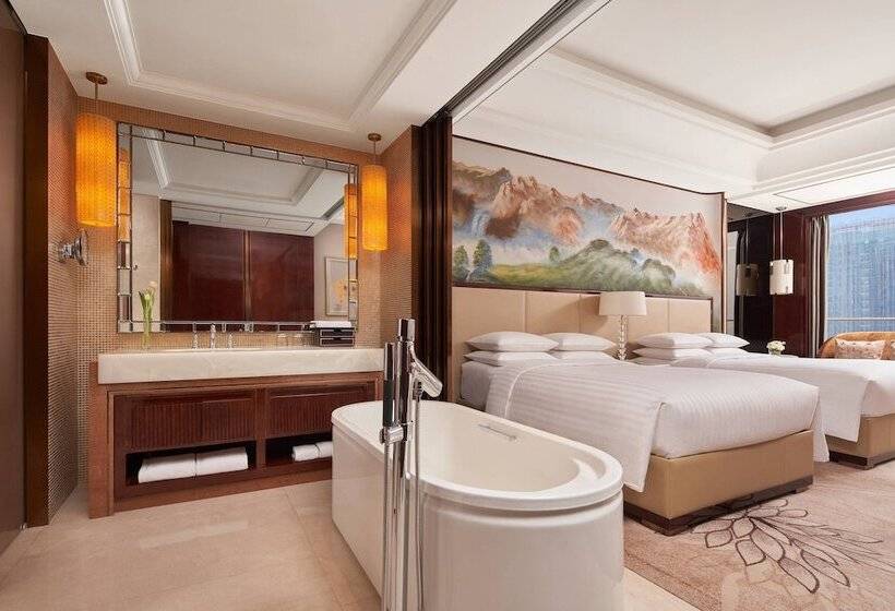 اتاق استاندارد با 2 تخت دوبل, Yiwu Marriott