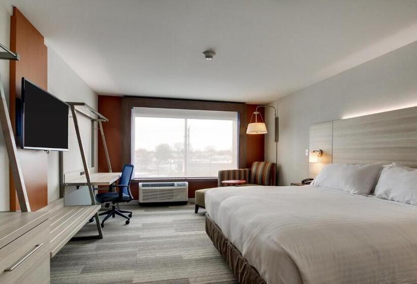 اتاق استاندارد با تخت بزرگ برای معلولان, Holiday Inn Express & Suites Galesburg, An Ihg