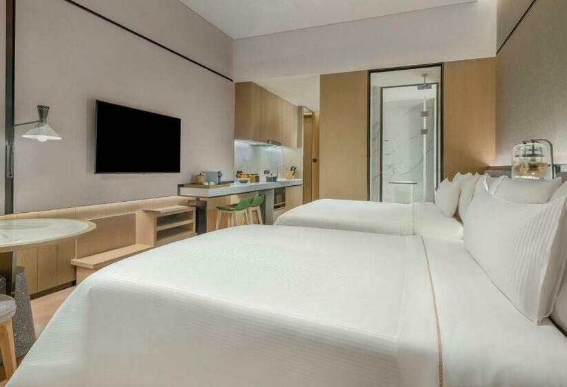 اتاق استاندارد با تخت دوبل, Element Guangzhou Baiyun