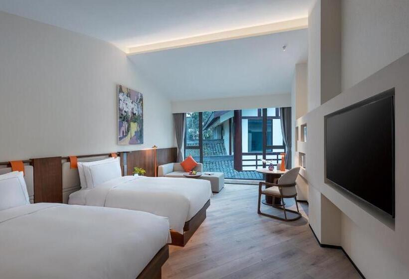 اتاق استاندارد با 2 تخت دوبل, Urcove By Hyatt Qingcheng Mountain Hot Spring