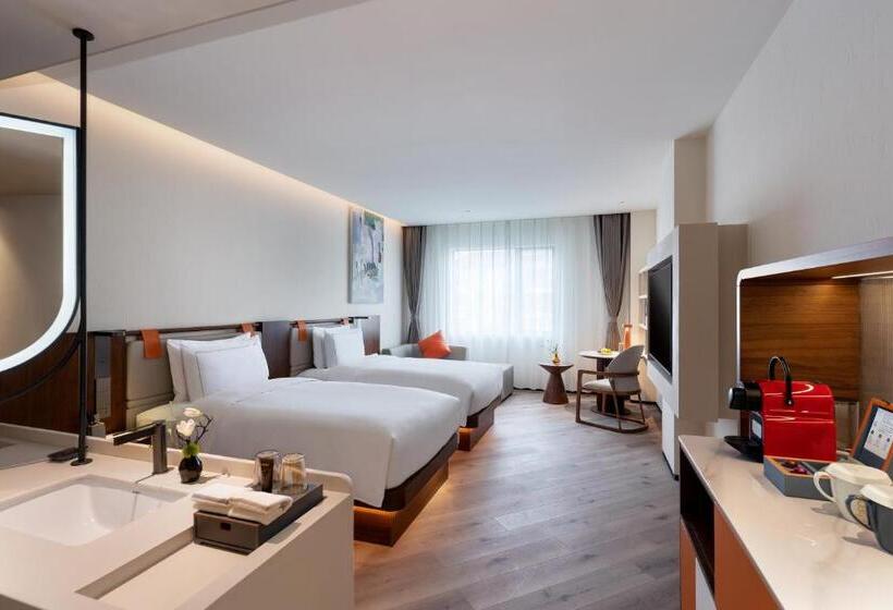 اتاق استاندارد با 2 تخت دوبل, Urcove By Hyatt Qingcheng Mountain Hot Spring