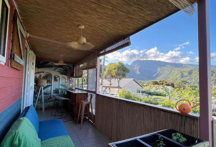 بانگلوی استاندارد 2 خوابه, Villa Ti Moon, Entre Deux, Piscine