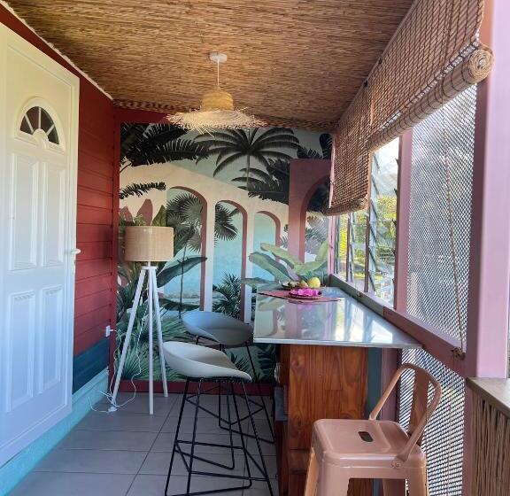 بانگلوی استاندارد 2 خوابه, Villa Ti Moon, Entre Deux, Piscine