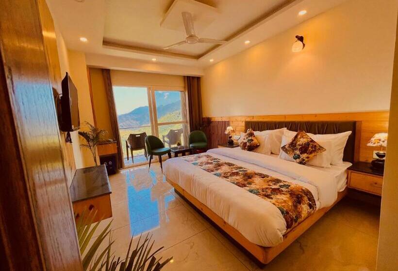 豪华房间, Pinerock Resort, Mussoorie ! Luxury Rooms ! Mountain View ! Open Terrace ! Cafe