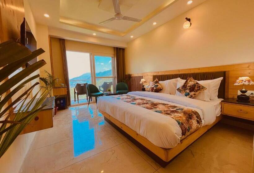 豪华房间, Pinerock Resort, Mussoorie ! Luxury Rooms ! Mountain View ! Open Terrace ! Cafe