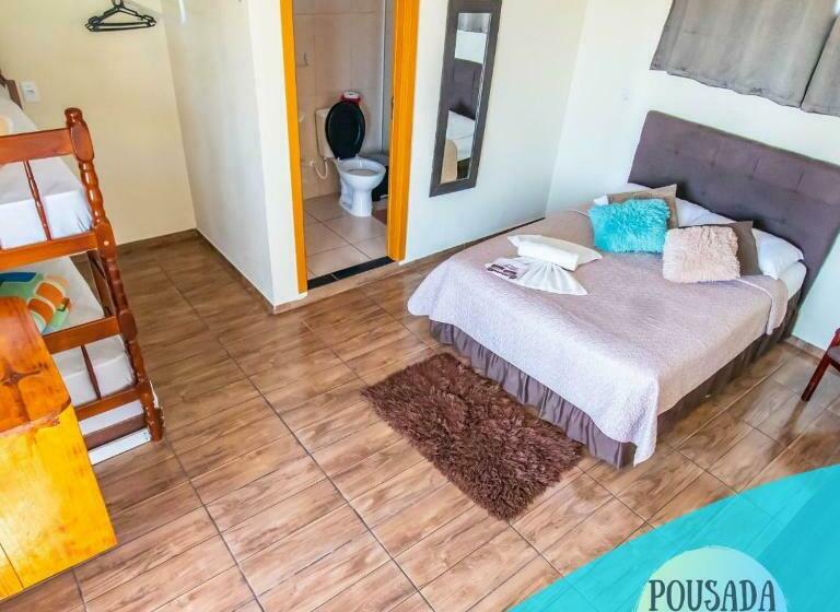 اتاق استاندارد چهار تخته, Pousada Penha 2 Beto Carrero