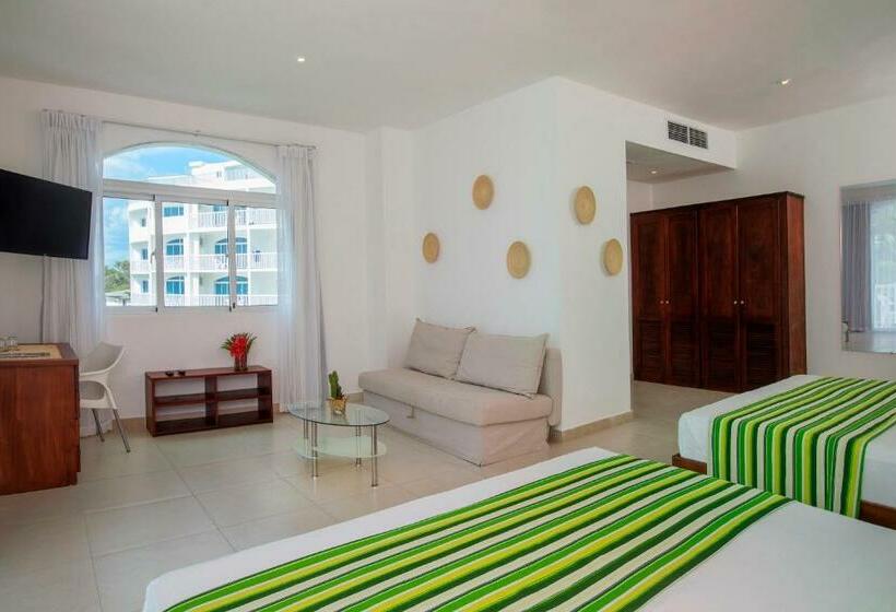 اتاق اساندارد با چشم‌انداز جانبی به دریا, Hm Alma de Bayahibe - Adults Only