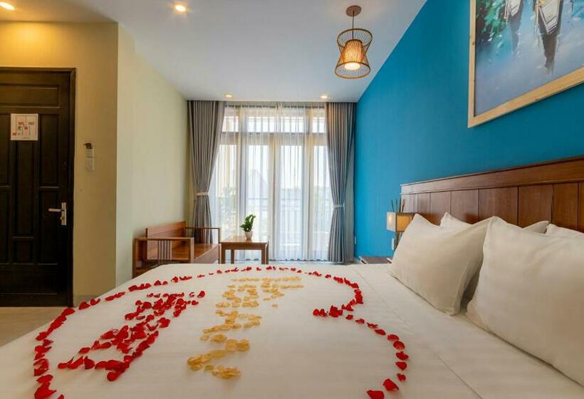 اتاق لوکس با چشم‌انداز باغ, Hoi An Heart Hostel Villa