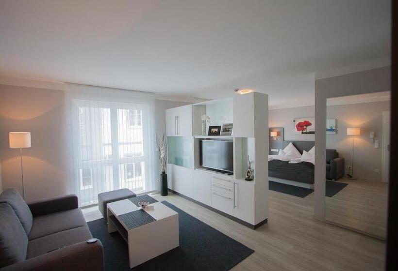 آپارتمان 1 خوابه با بالکن, Aparthotel Am Fließ