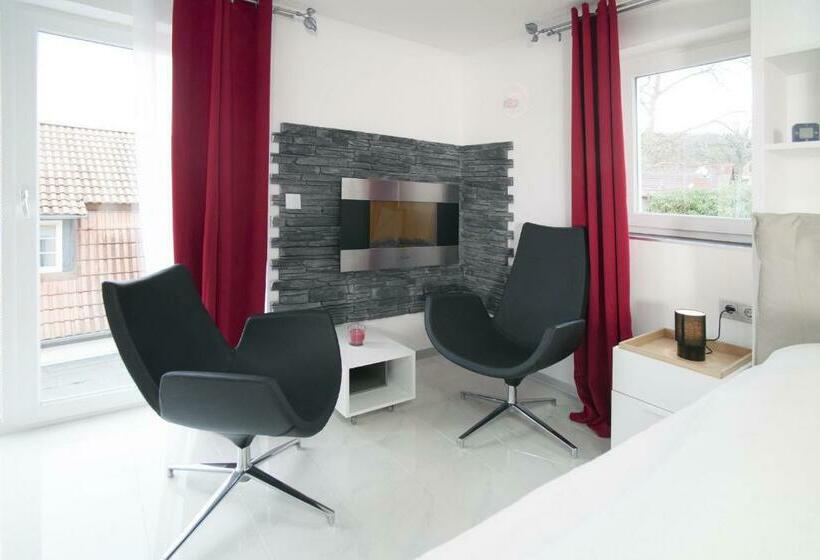 اتاق استاندارد با چشم‌انداز, Designpension Idyll Nr2 Hotel Garni