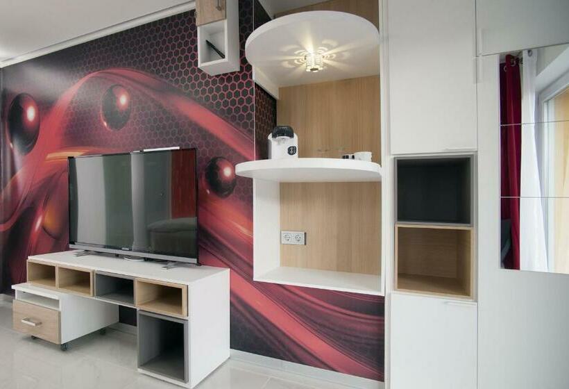 اتاق استاندارد با چشم‌انداز, Designpension Idyll Nr2 Hotel Garni