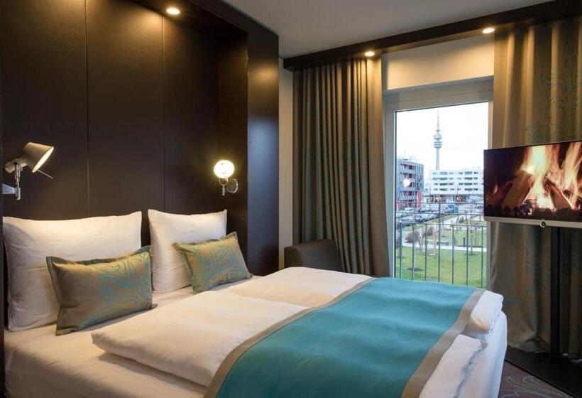 اتاق استاندارد با تخت بزرگ, Motel One München Olympia Gate