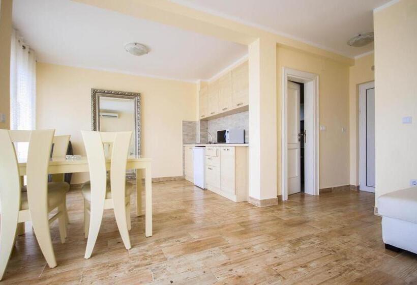 آپارتمان 1 خوابه با چشم‌انداز دریا, Apartaments Crown Silvia