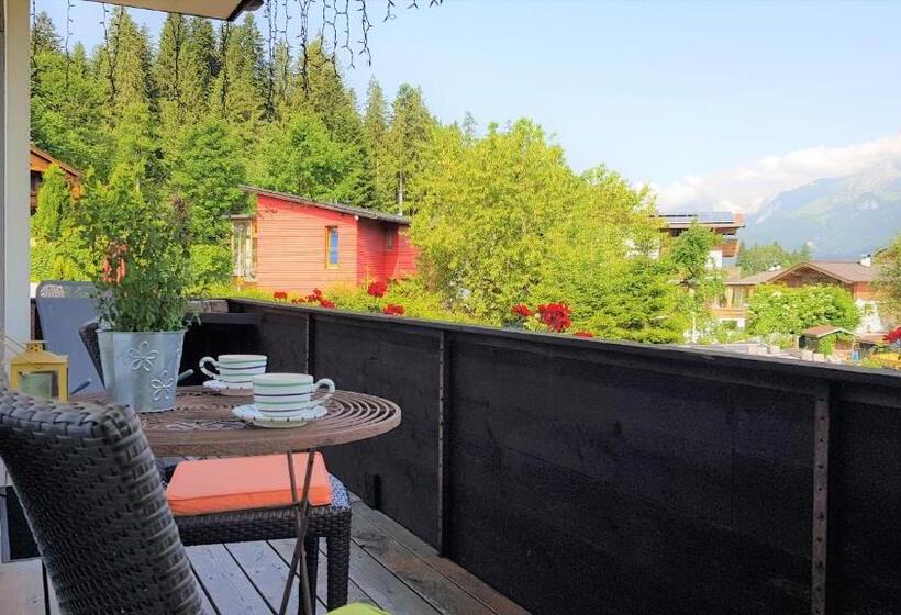 آپارتمان 1 خوابه با چشم‌انداز, Landhaus Almdorf