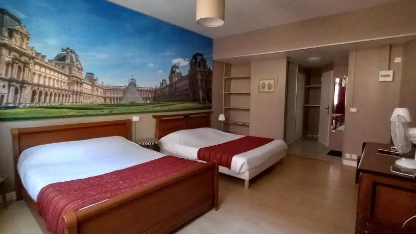 اتاق استاندارد با 2 تخت دوبل, Brit Hotel Comtes De Champagne   Troyes Centre Historique