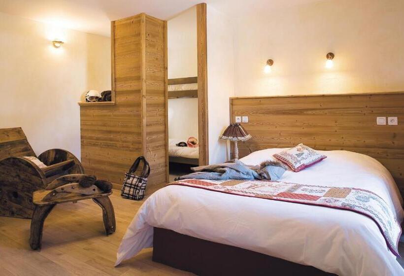 اتاق استاندارد چهار تخته, & Restaurant Les Escondus