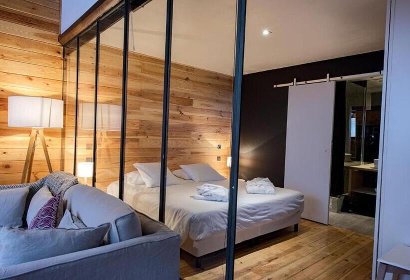 آپارتمان 1 خوابه همکف, Rock Noir & Spa
