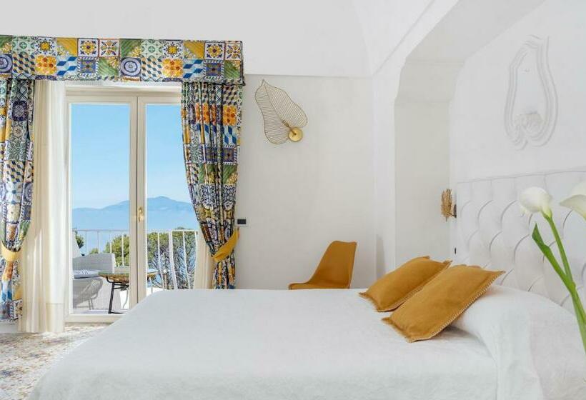 اتاق استاندارد با بالکن و چشم‌انداز دریا, B&b Il Sogno