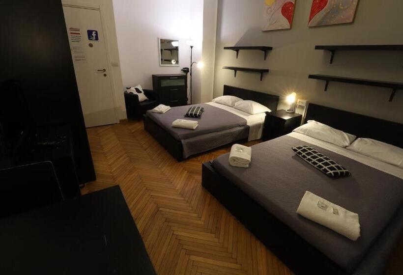 اتاق استاندارد سه تخته با سرویس بهداشتی مشترک, Guest House Pirelli Milano
