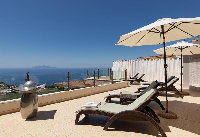 اتاق لوکس با چشم‌انداز دریا, Monte Solaro Bed & Breakfast