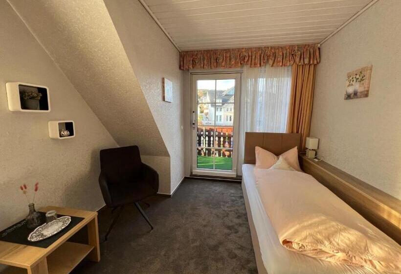 اتاق استاندارد یک تخته با بالکن, Sevda S Hotel Garni Weinforth