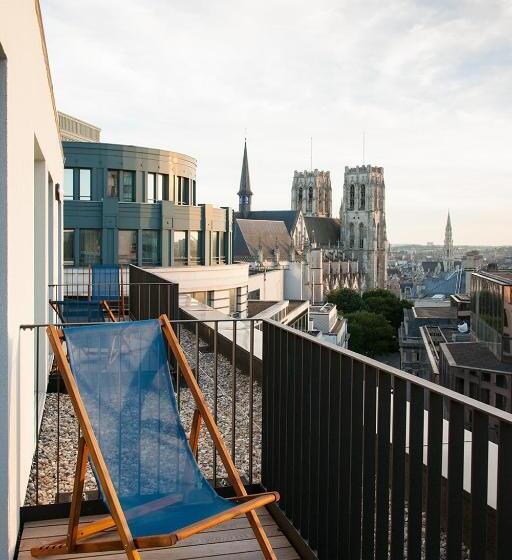 اتاق استاندارد با بالکن, Motel One Brussels