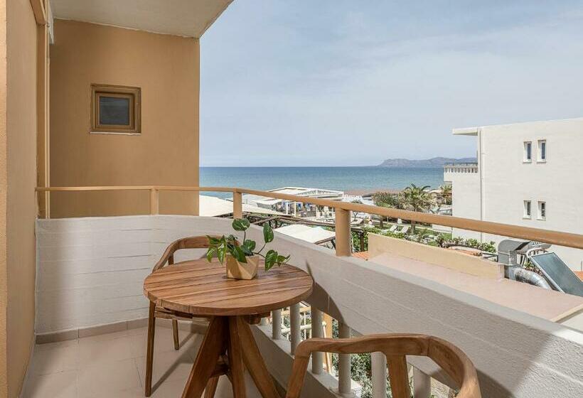 آپارتمان 1 خوابه با چشم‌انداز جانبی دریا, Esperides Beach Hotel Apartments
