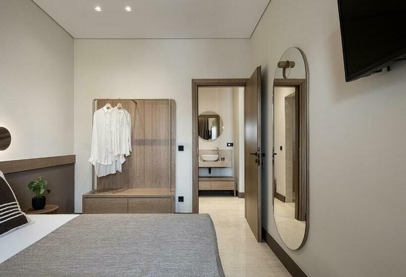 آپارتمان 1 خوابه با چشم‌انداز جانبی دریا, Esperides Beach Hotel Apartments