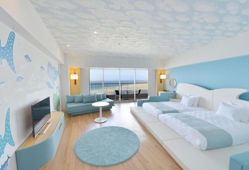 اتاق استاندارد با چشم‌انداز دریا, Orion Motobu Resort And Spa