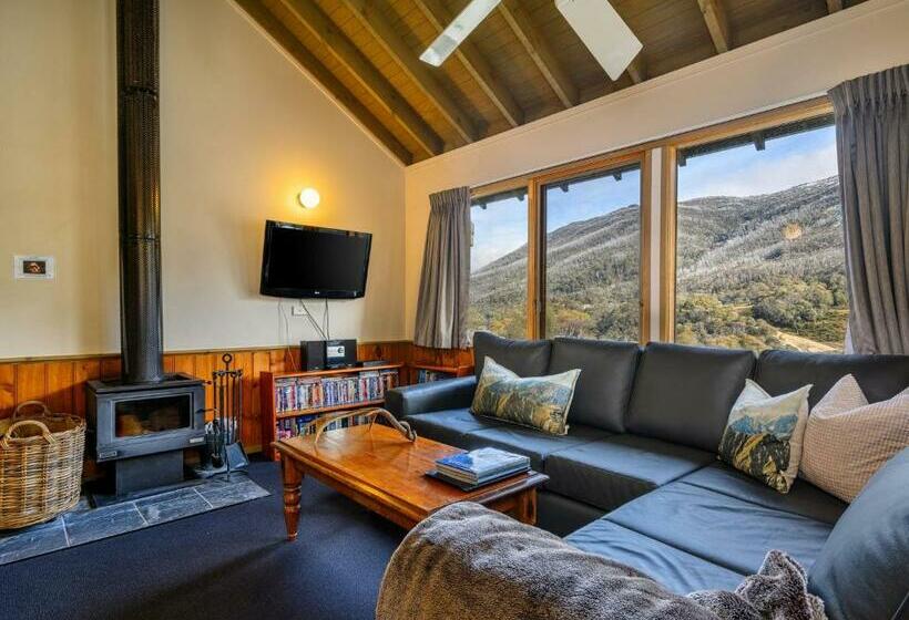 آپارتمان 1 خوابه, Banjo 5 Two Bedroom And Loft With Alpine Views And Fireplace