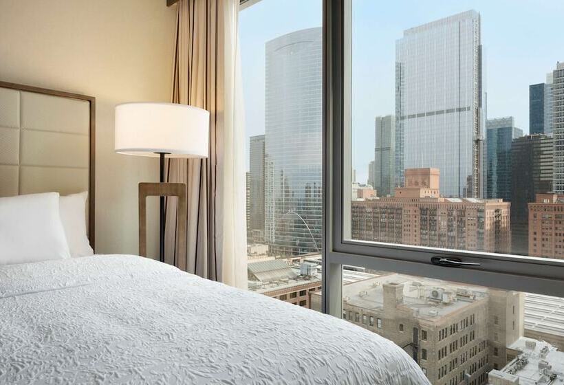 اتاق استاندارد با 2 تخت دوبل, Hampton Inn Chicago West Loop Fulton Market Area
