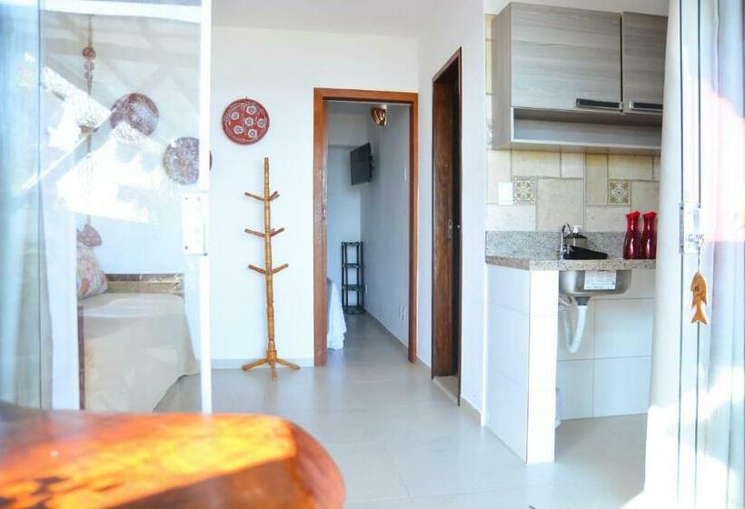 آپارتمان 1 خوابه با چشم‌انداز دریا, Pousada Porto Dos Milagres