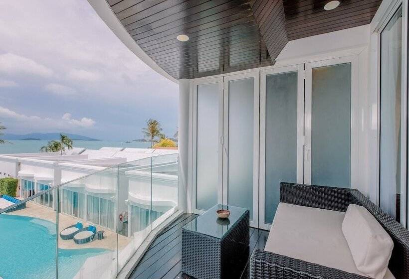 اتاق لوکس با چشم‌انداز دریا, The Privilege Hotel Ezra Beach Club