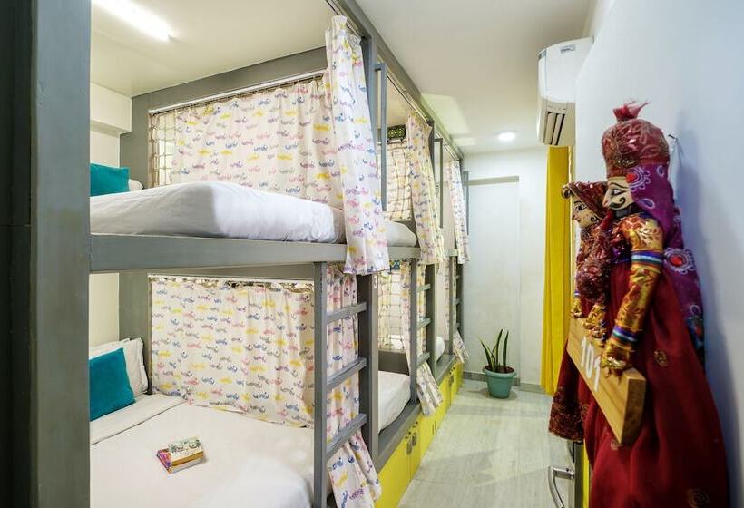 تختخواب در اتاق سوپریور مشترک, Moustache Hostel Jaipur