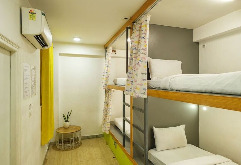 تختخواب در اتاق مشترک, Moustache Hostel Jaipur