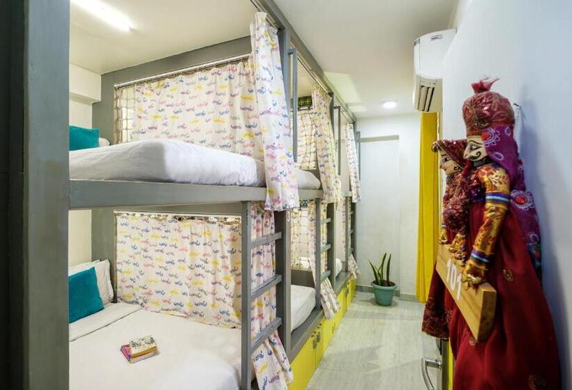 تختخواب در اتاق سوپریور مشترک, Moustache Hostel Jaipur