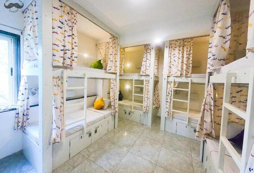 Bed in Shared Room with Shared Bathroom, Moustache Hostel Jaipur