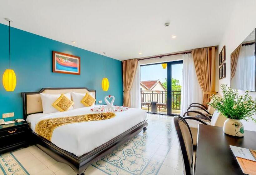 Chambre Deluxe avec Balcon, Silkotel Hoi An