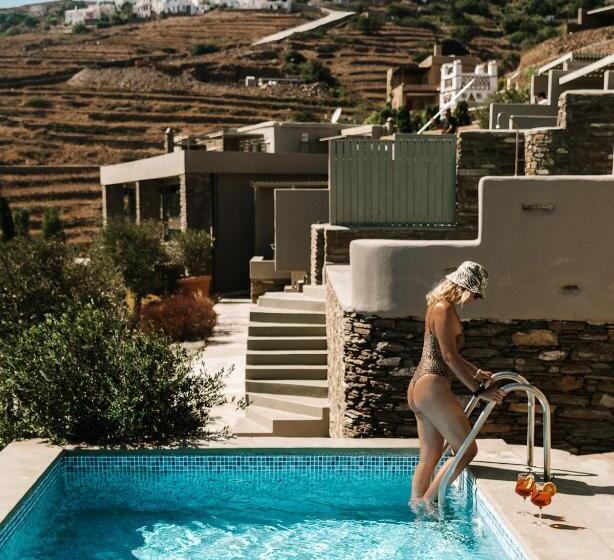 اتاق استاندارد با چشمانداز دریا, Aeolis Tinos Suites