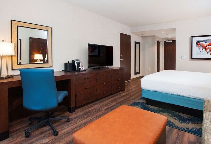 اتاق استاندارد با تخت بزرگ, Hilton Garden Inn Burbank Downtown