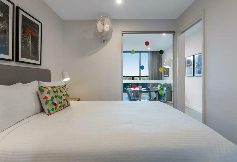 آپارتمان 1 خوابه با چشم‌انداز, Oaks Melbourne Southbank Suites