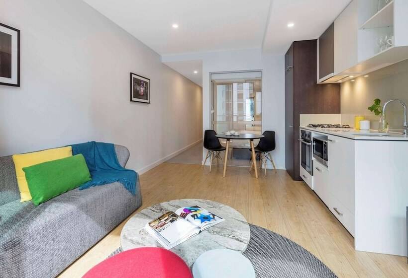 آپارتمان 1 خوابه, Oaks Melbourne Southbank Suites