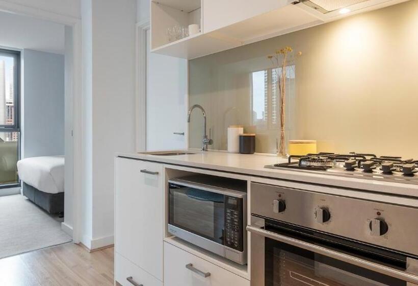 آپارتمان 2 خوابه, Oaks Melbourne Southbank Suites