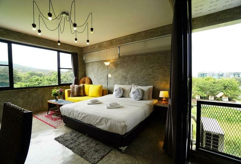 اتاق استاندارد با چشم‌انداز کوهستان, Rumpai Loft Habitat